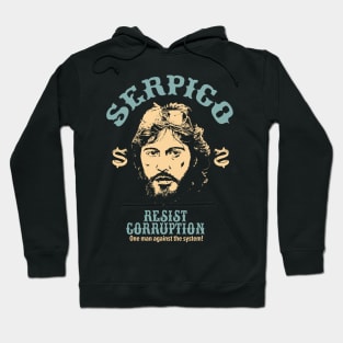 Serpico - Defying Corruption - Vintage Al Pacino T-Shirt Design Hoodie